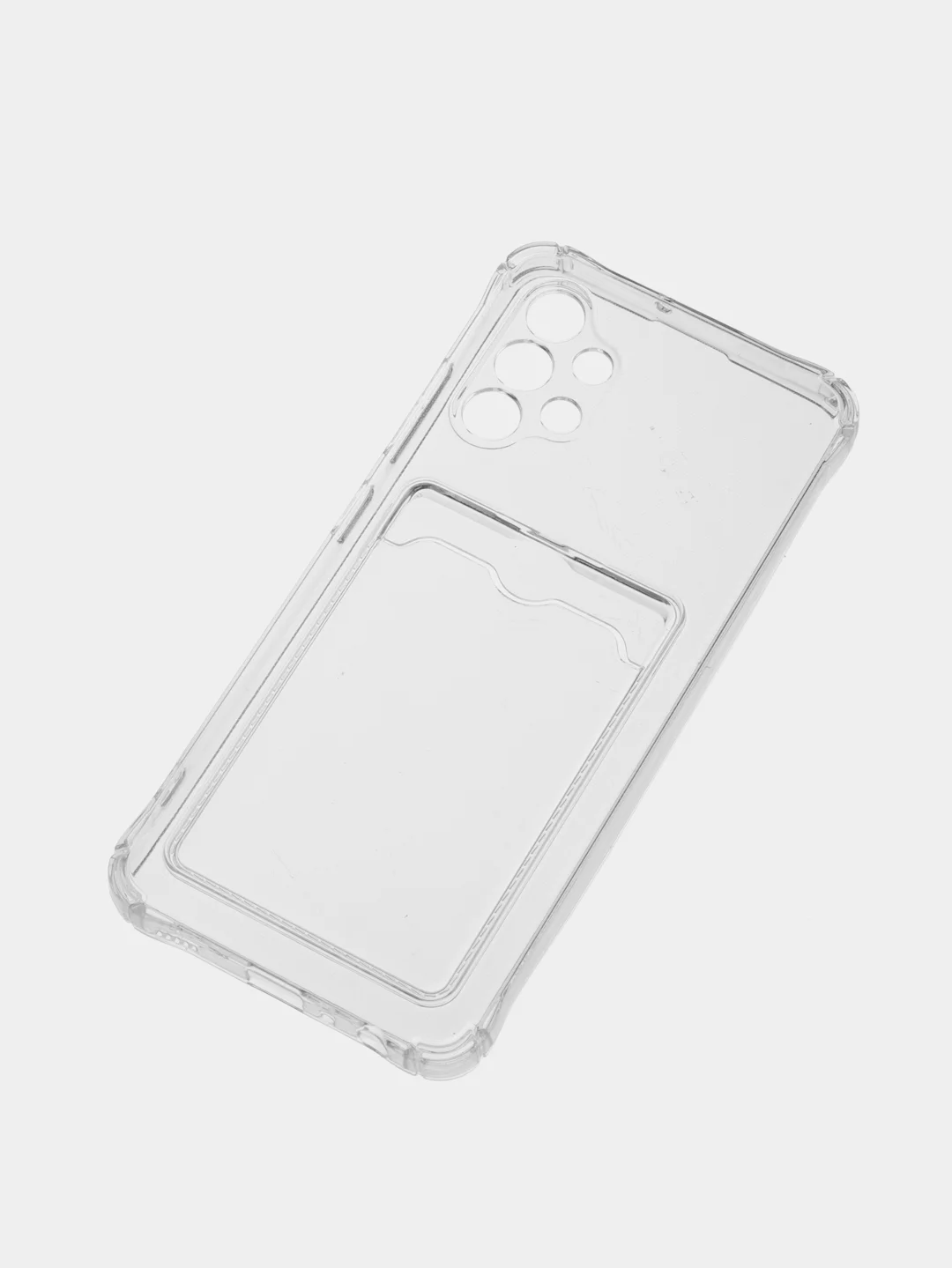 Прозрачный чехол с карманом для карт на Samsung А12, А51/M40S, А32, A30S/A50/A50S, A30, A52, A72, А13