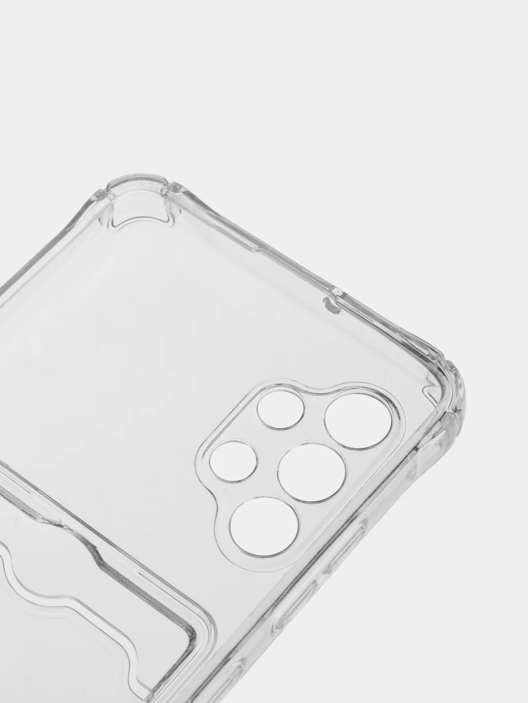 Прозрачный чехол с карманом для карт на Samsung А12, А51/M40S, А32, A30S/A50/A50S, A30, A52, A72, А13