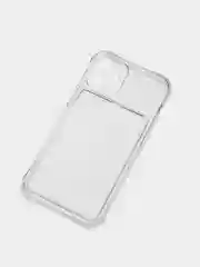 Прозрачный чехол для iPhone 7/8 Plus/XR/11/12/13/Pro/Pro Max, силиконовый, с карманом для карт