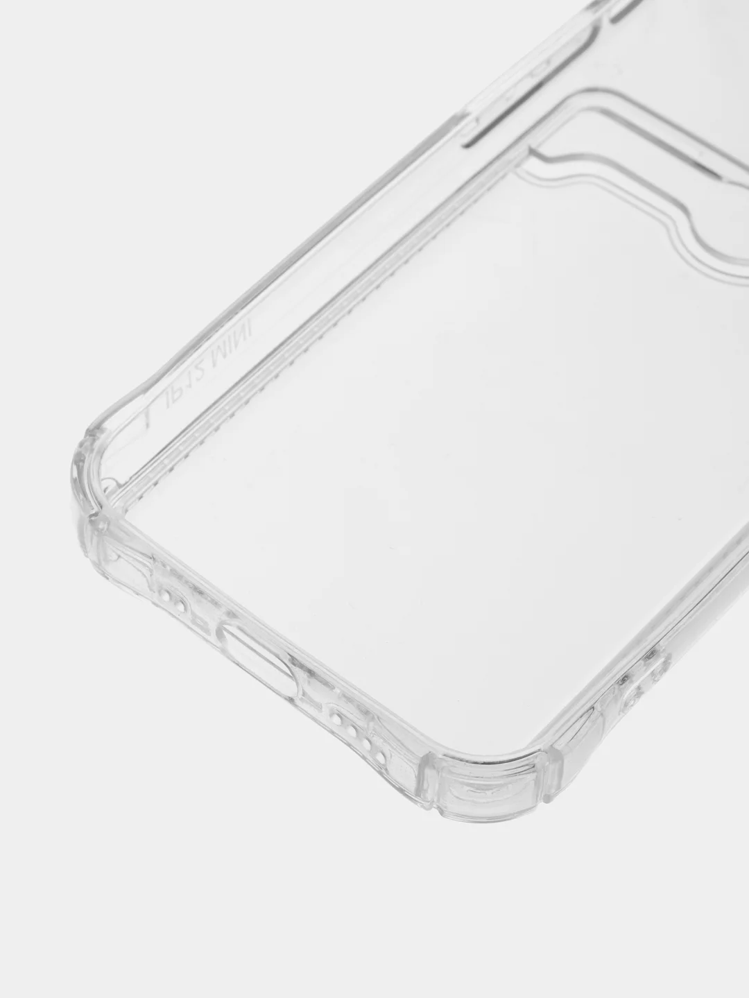 Прозрачный чехол для iPhone 7/8 Plus/XR/11/12/13/Pro/Pro Max, силиконовый, с карманом для карт