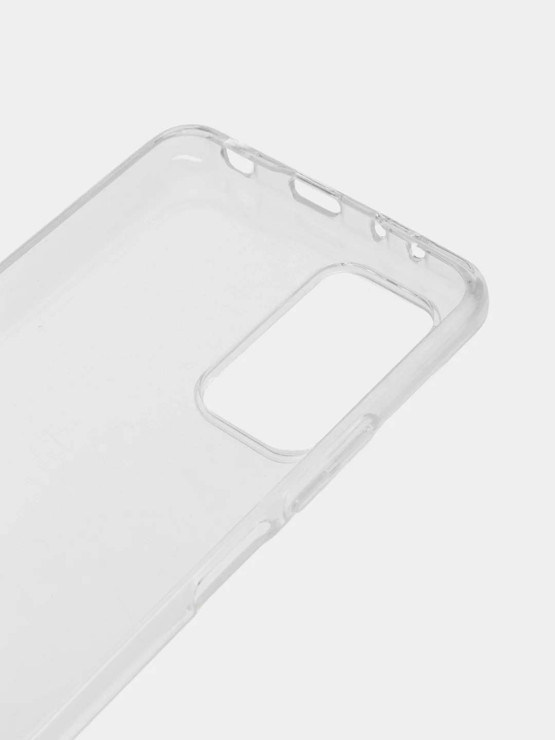 Прозрачный силиконовый чехол ROSCO для Xiaomi Redmi Note 10 Pro с защитой камер и от прилипания