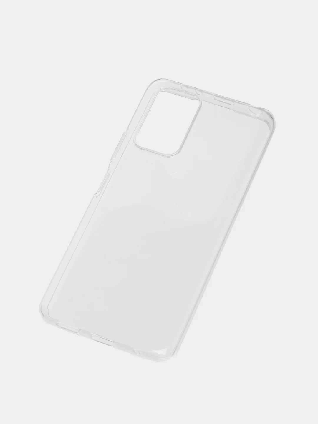 Прозрачный силиконовый чехол ROSCO для Xiaomi Redmi Note 10 Pro с защитой камер и от прилипания