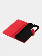 Красный чехол-книжка с магнитной застежкой для Realme GT Neo 3 (Реалми ГТ Нео 3)