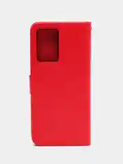 Красный чехол-книжка с магнитной застежкой для Realme GT Neo 3 (Реалми ГТ Нео 3)
