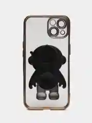 Карамельный чехол с подставкой, в форме человека, защитой камеры, для iPhone 11, 13, 13 Pro, 13 Pro Max