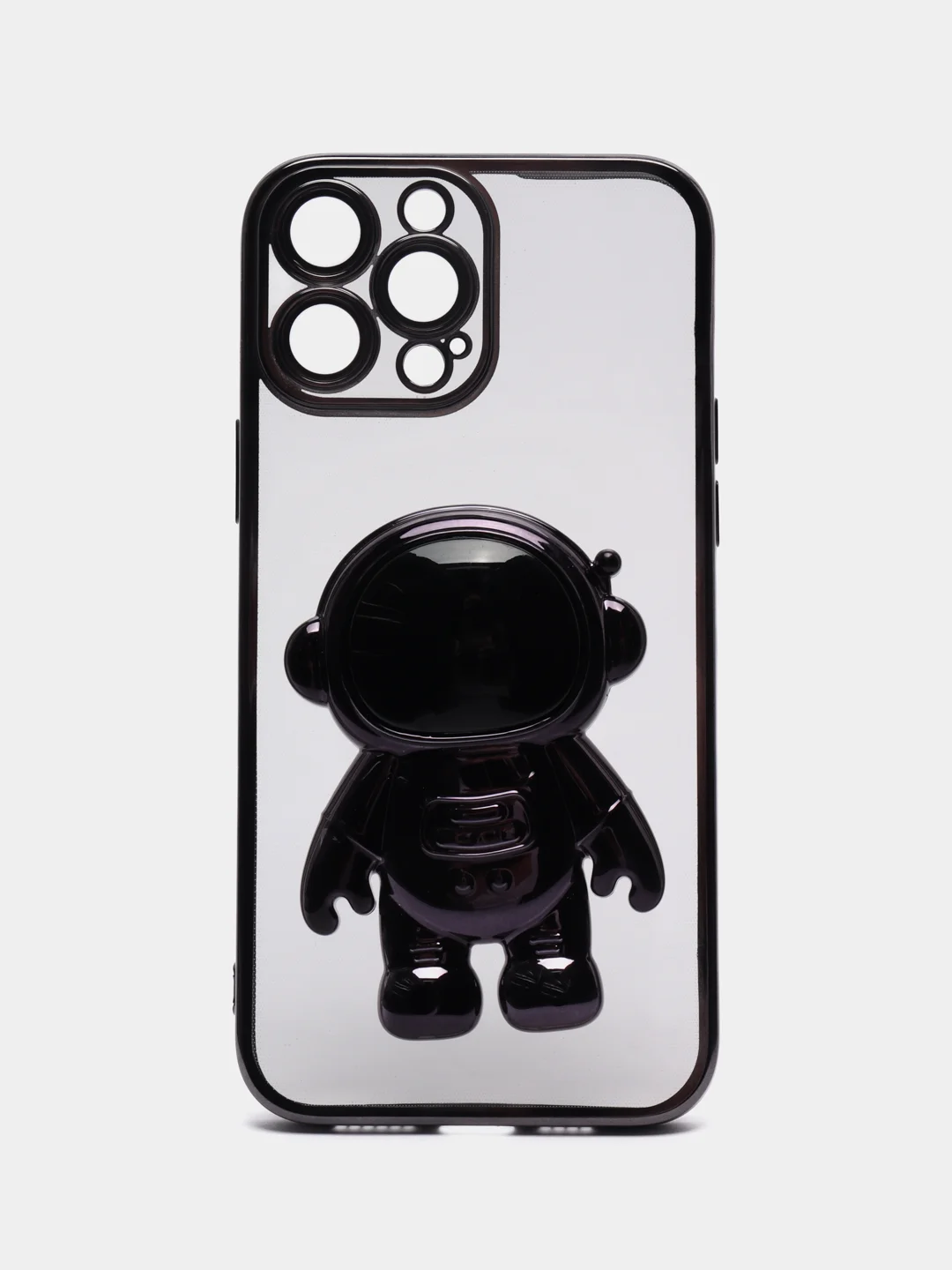 Черный чехол с подставкой, в форме человека, защитой камеры, для iPhone 11, 13, 13 Pro, 13 Pro Max