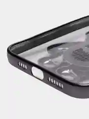 Черный чехол с подставкой, в форме человека, защитой камеры, для iPhone 11, 13, 13 Pro, 13 Pro Max