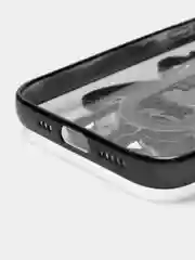 Черный чехол с подставкой в форме человека для iPhone 14, 14 Pro, 14 Pro Max, 14 Plus