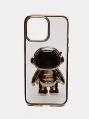 Карамельный чехол с подставкой в форме человека для iPhone 14, 14 Pro, 14 Pro Max, 14 Plus