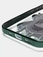 Зеленый чехол с подставкой, в форме человека, защитой камеры, для iPhone 11, 13, 13 Pro, 13 Pro Max