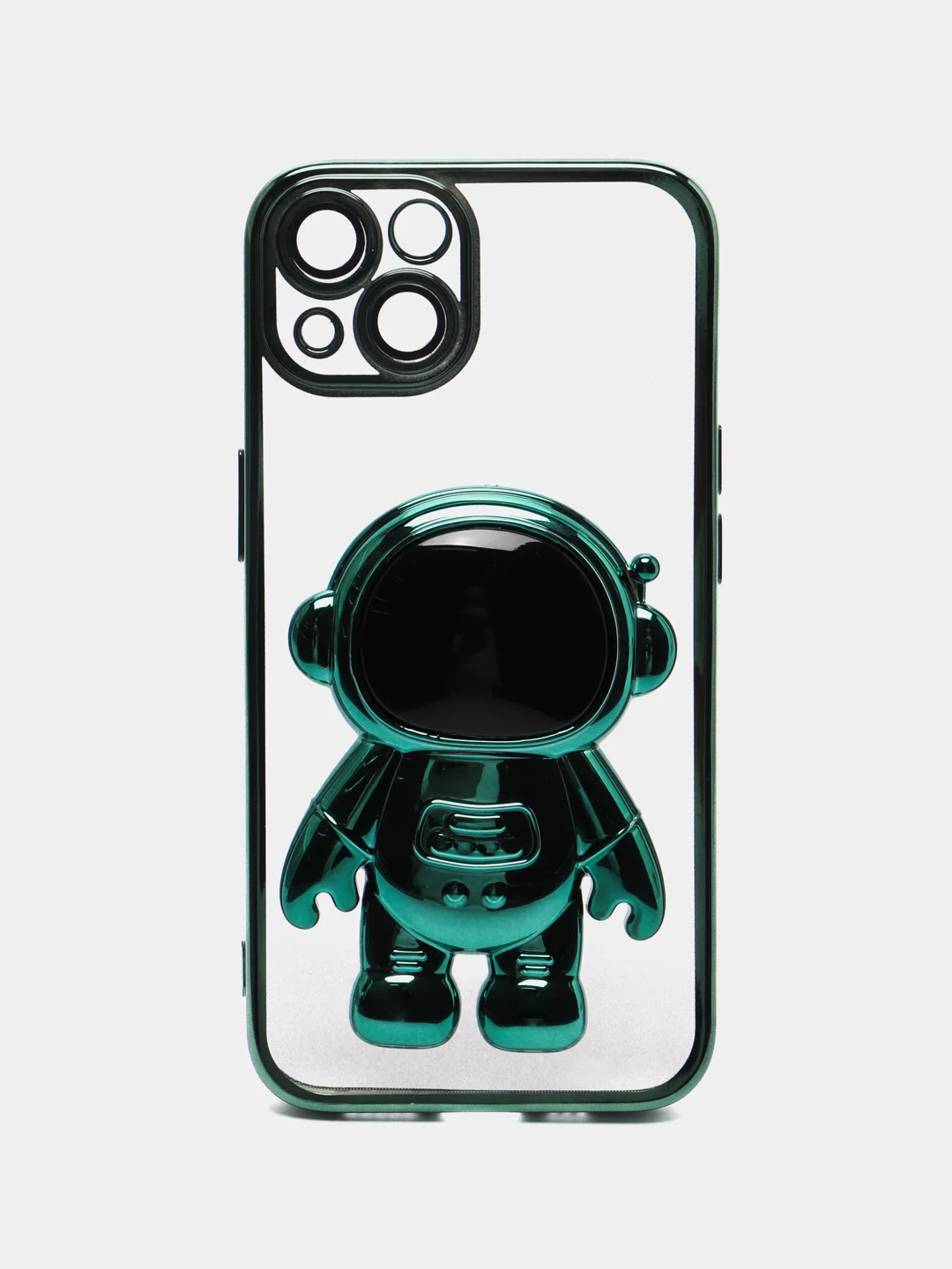 Зеленый чехол с подставкой, в форме человека, защитой камеры, для iPhone 11, 13, 13 Pro, 13 Pro Max