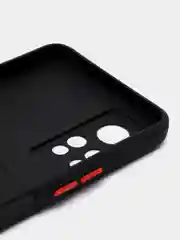 Черный чехол для Infinix HOT 11S NFC Инфиникс Хот 11С НФС, с карманом для карт