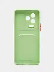 Зеленый силиконовый чехол Infinix Note 12 2023 / Note 12 PRO 4G, прозрачный