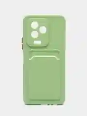 Зеленый силиконовый чехол Infinix Note 12 2023 / Note 12 PRO 4G, прозрачный