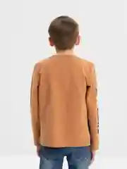 Коричневый свитшот для мальчика Bonito kids