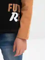 Коричневый свитшот для мальчика Bonito kids