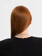 Серебряный двойная цепочка на шею с подвесткой змея, цепь змея, ожерелье