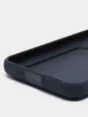 Темно-синий чехол для Samsung Galaxy S22 (Самсунг Галакси С22), с карманом для карт