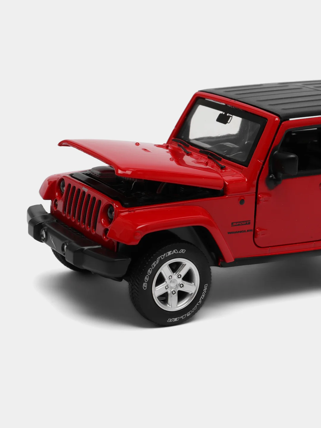 Машинка металлическая 1:32 Jeep Wrangler, 17,5 см, JB1251518