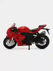 Мотоцикл металл. 1:18 Suzuki GSR-R1000, красный, свободный ход колес, 14 см, JB1251504