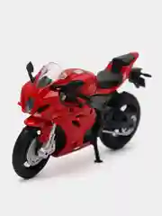 Мотоцикл металл. 1:18 Suzuki GSR-R1000, красный, свободный ход колес, 14 см, JB1251504