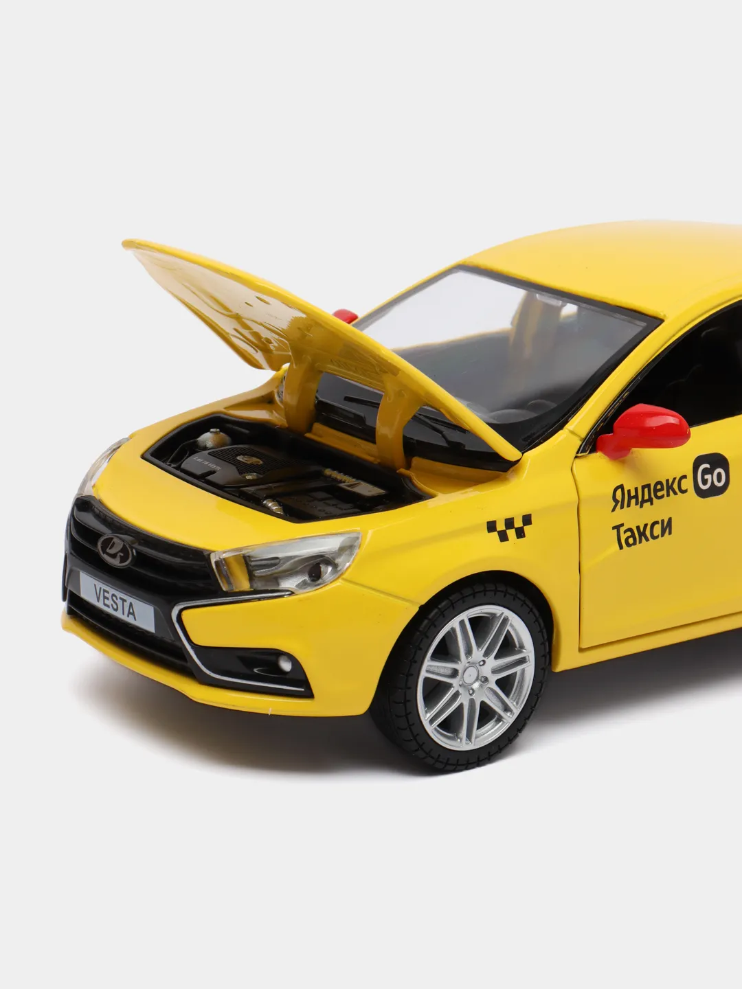 Машинка металлическая Яндекс Go 1:24 LADA VESTA 24 см JB1251345 купить по  цене 2350 ₽ в интернет-магазине Магнит Маркет