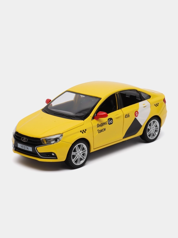 Машинка металлическая Яндекс Go 1:24 LADA VESTA 24 см JB1251345