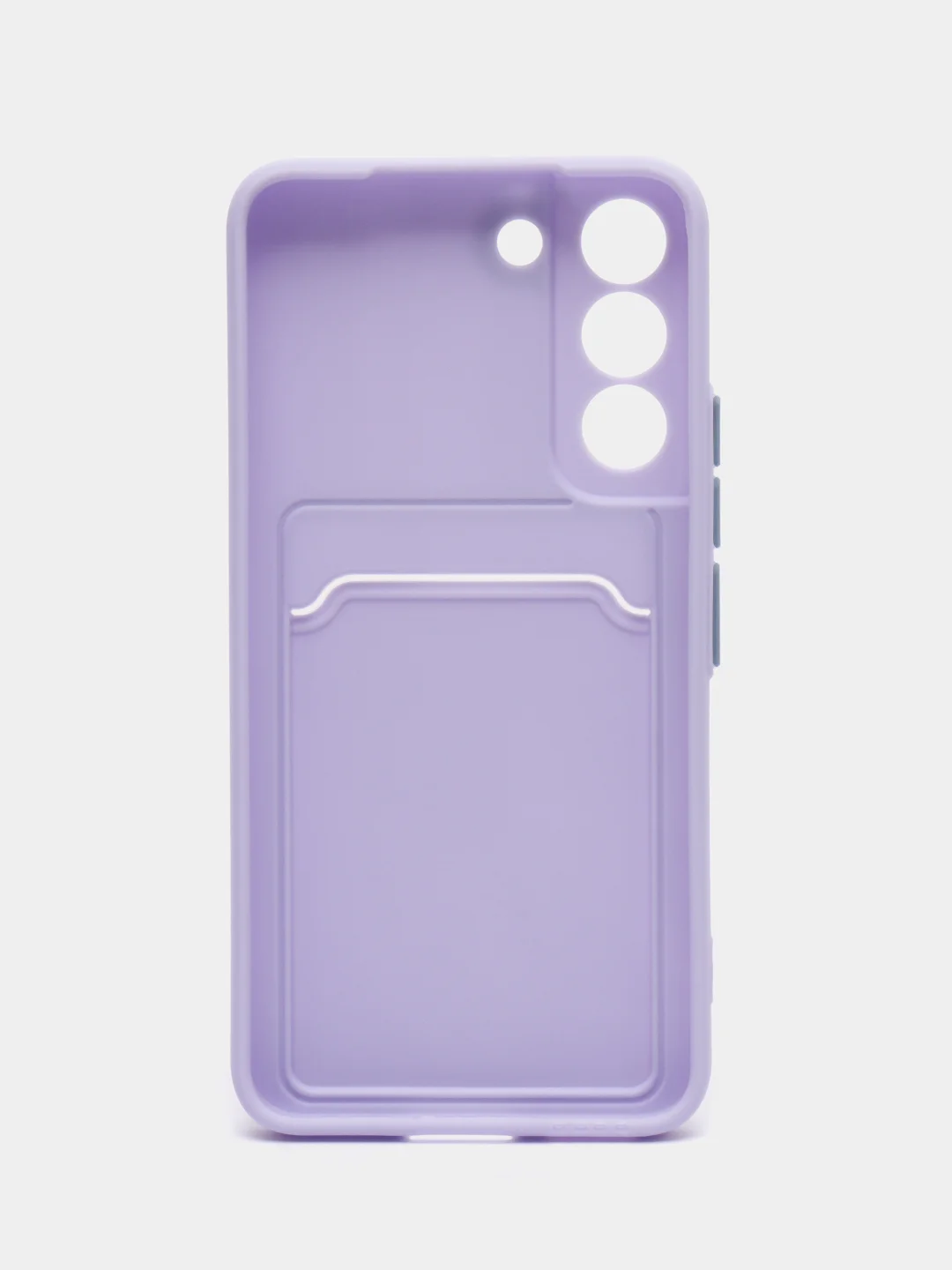 Лавандовый чехол для Samsung Galaxy S22 (Самсунг Галакси С22), с карманом для карт