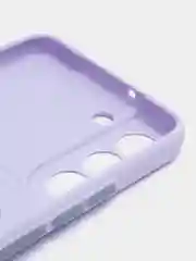 Лавандовый чехол для Samsung Galaxy S22 (Самсунг Галакси С22), с карманом для карт