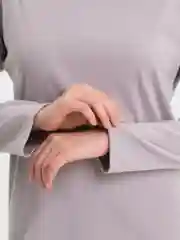 Светло-бежевый платье женское, кашемировое, лапша