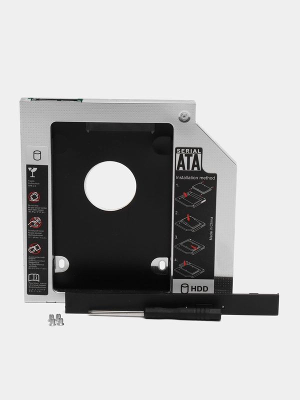 Салазки HDD дисковода optibay ( салазки, caddy ) переходник в SSD HDD жесткого диска