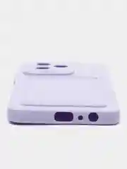 Лавандовый силиконовый чехол Infinix Note 12 2023 / Note 12 PRO 4G, прозрачный