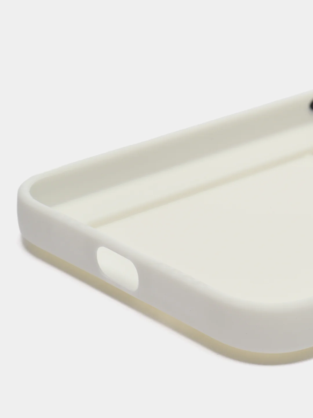 Белый силиконовый чехол для iPhone 13 Pro Max, с карманом для карт, прозрачный