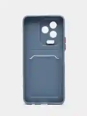 Синий меланж силиконовый чехол Infinix Note 12 2023 / Note 12 PRO 4G, прозрачный