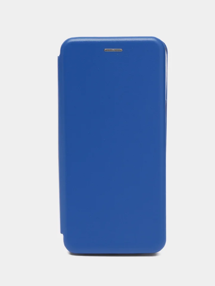 Синий чехол-книжка для Tecno Spark 8C / Spark Go 2022 (Техно Спарк 8С / Спарк Го 2022)