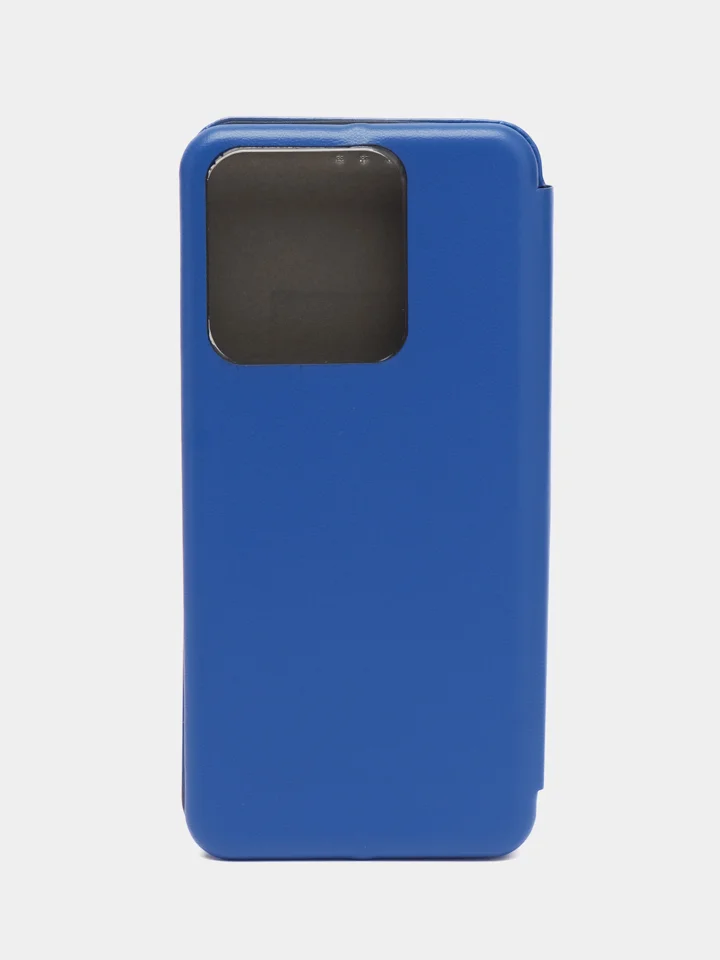 Синий чехол-книжка для Tecno Spark 8C / Spark Go 2022 (Техно Спарк 8С / Спарк Го 2022)