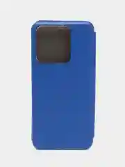 Синий чехол-книжка для Tecno Spark 8C / Spark Go 2022 (Техно Спарк 8С / Спарк Го 2022)