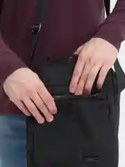 Черный сумка мужская для документов