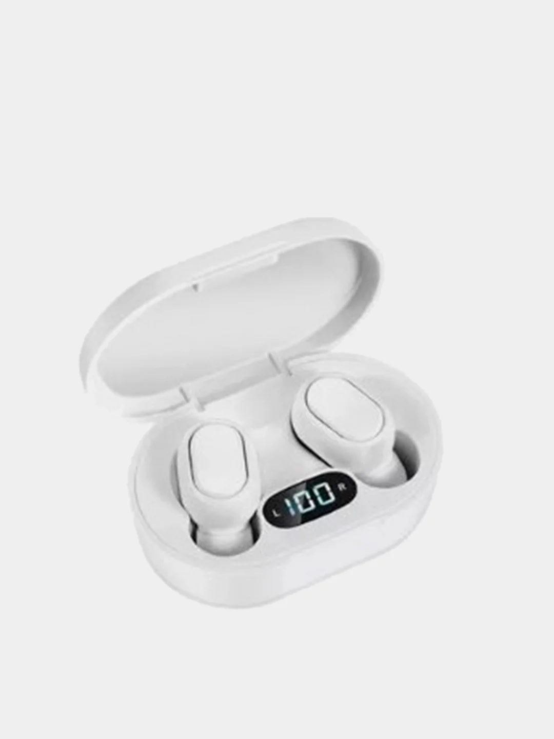 Белый беспроводные Bluetooth-наушники E7S с шумоподавлением, зарядный футляр,Беспроводные