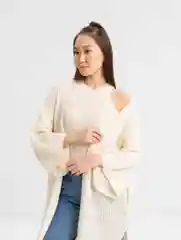 Комплект вязаный WHITE: кардиган и топ