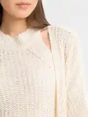 Комплект вязаный WHITE: кардиган и топ