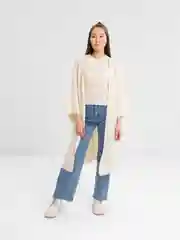 Комплект вязаный WHITE: кардиган и топ