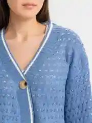 Голубой женский кардиган Tiffan