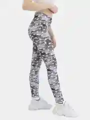 Лосины длинные, из трикотажа, женские, облегающие