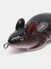Тёмно-коричневый приманка мышь-незацепляйка Namazu Mouse, длина 75 мм, вес 26 гр