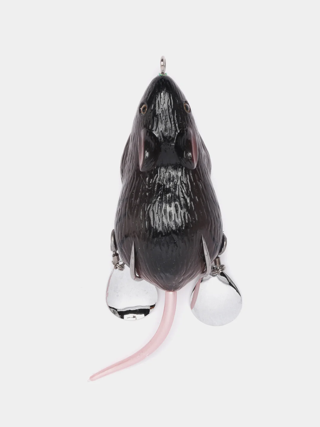Тёмно-коричневый приманка мышь-незацепляйка Namazu Mouse, длина 75 мм, вес 26 гр