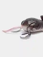 Тёмно-коричневый приманка мышь-незацепляйка Namazu Mouse, длина 75 мм, вес 26 гр