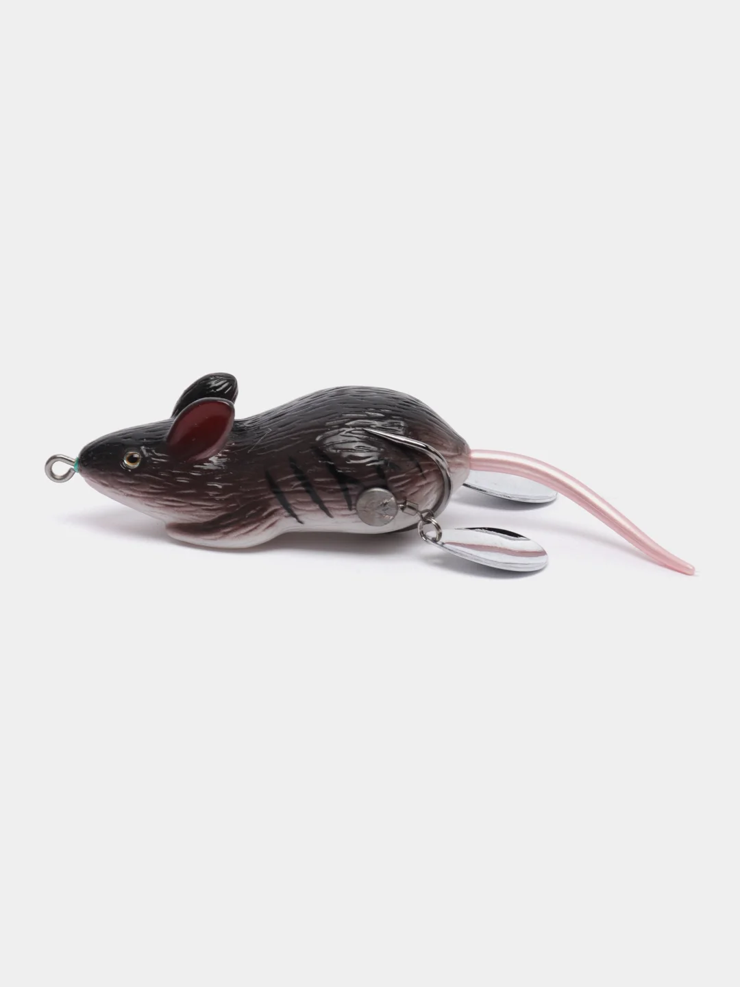 Тёмно-коричневый приманка мышь-незацепляйка Namazu Mouse, длина 75 мм, вес 26 гр