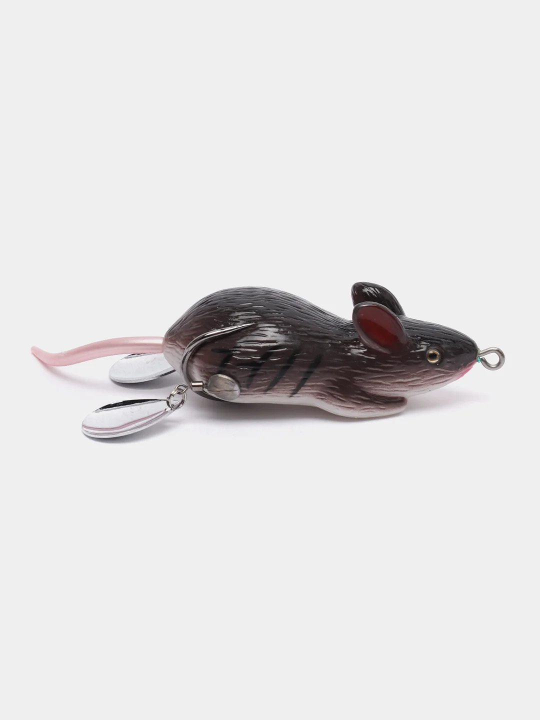 Тёмно-коричневый приманка мышь-незацепляйка Namazu Mouse, длина 75 мм, вес 26 гр