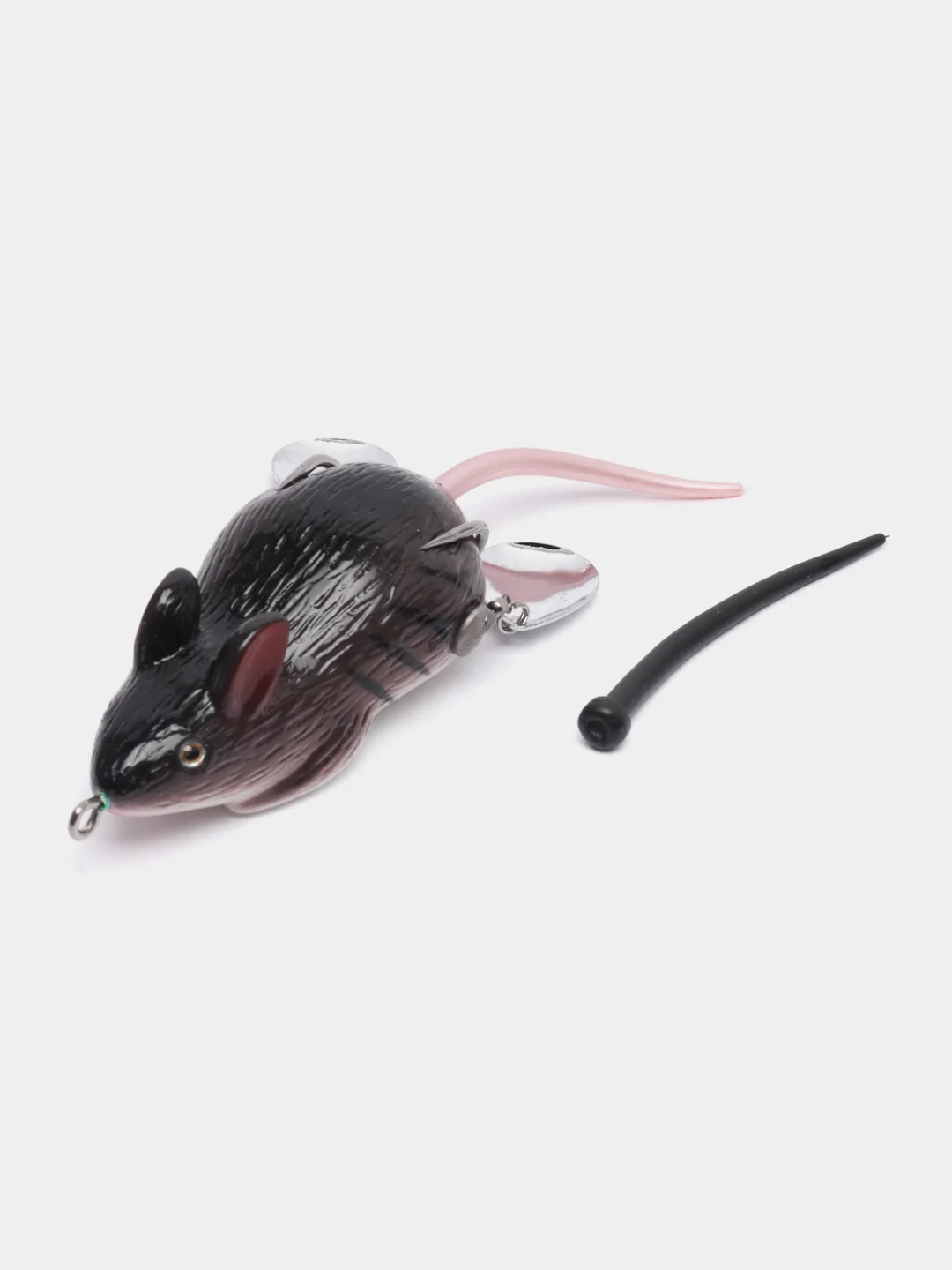 Тёмно-коричневый приманка мышь-незацепляйка Namazu Mouse, длина 75 мм, вес 26 гр